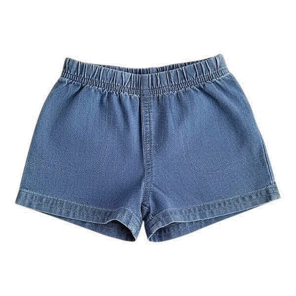 Short Mezclilla Azul Marca Carter's 6 M Estado Casi tiki