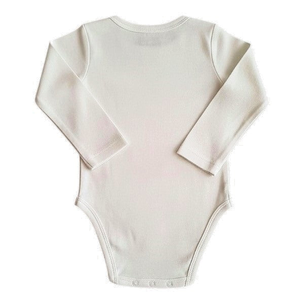 Body Manga Larga Algodón Blanco Marca Colloky 12-18 M Estado Casi tiki