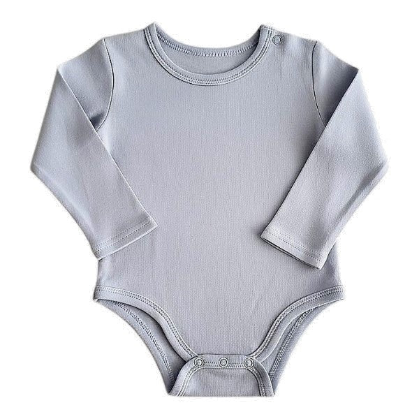 Body Manga Larga Algodón Celeste Marca Tribu 3-6 M Estado Casi tiki