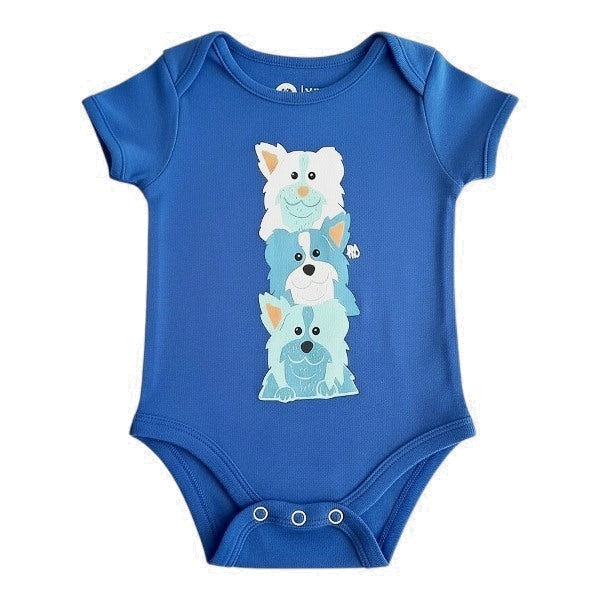 Body Manga Corta Algodón Azul Marca Otra 3-6 M Estado Casi tiki