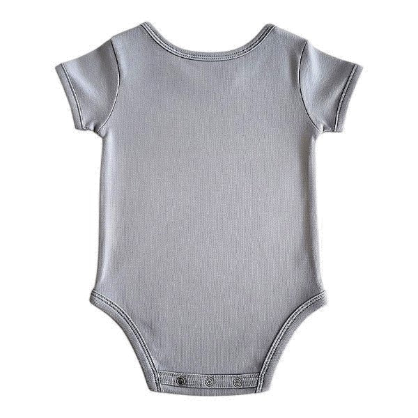 Body Manga Corta Algodón Gris Marca Otra 3-6 M Estado Casi tiki