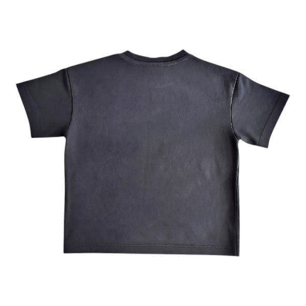 Polera manga corta Algodón Gris Marca Hym 18 M Estado Casi tiki