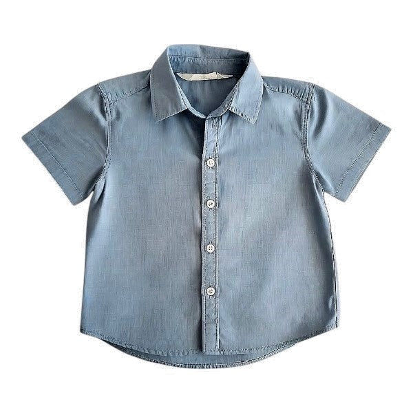 Camisa Tela Celeste Marca Hym 2 A Estado Casi tiki