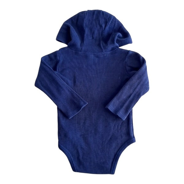Body Manga Larga Cotelé Azul Marca Carter's 18 M Estado Casi tiki