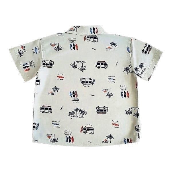 Camisa Tela Diseños Marca Tribu 18 M Estado Casi tiki