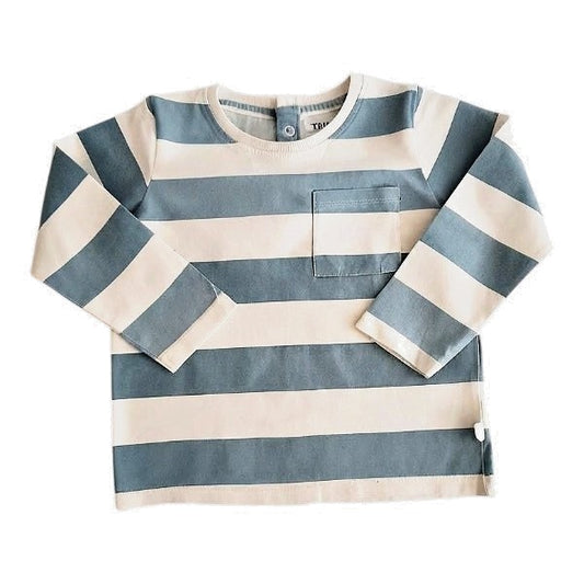 Polera manga larga Algodón Multicolor Marca Tribu 2 A Estado Casi tiki