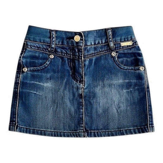 Falda Mezclilla Azul Marca Baby harvest 18 M Estado Casi tiki