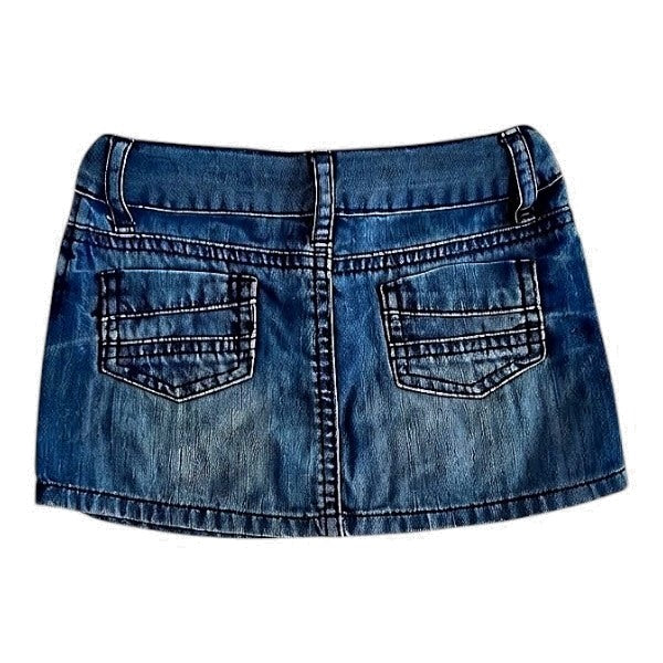 Falda Mezclilla Azul Marca Baby harvest 18 M Estado Casi tiki