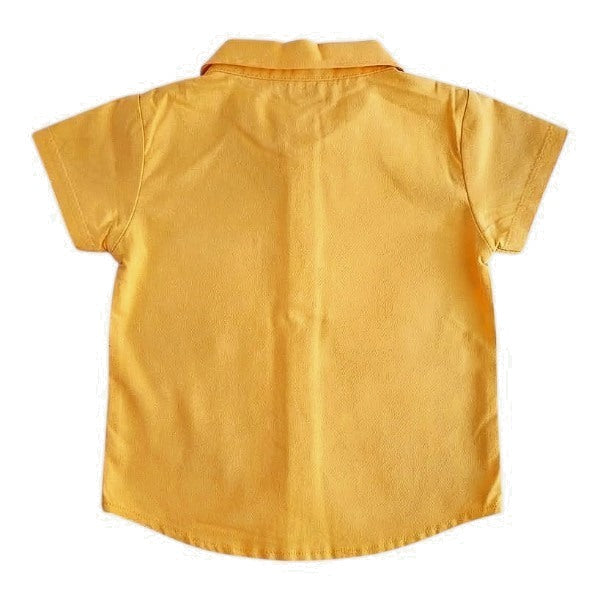 Camisa Tela Amarillo Marca Otra 12-18 M Estado Casi tiki