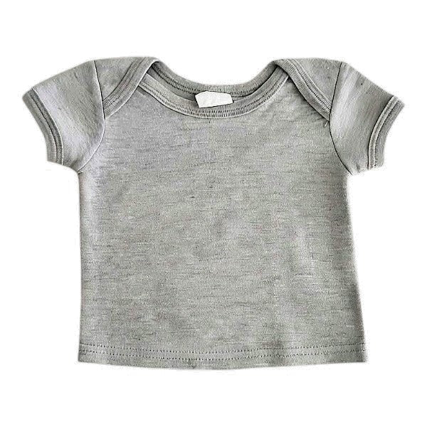 Polera manga corta Algodón Gris Marca Otra 0-3 M Estado Casi tiki