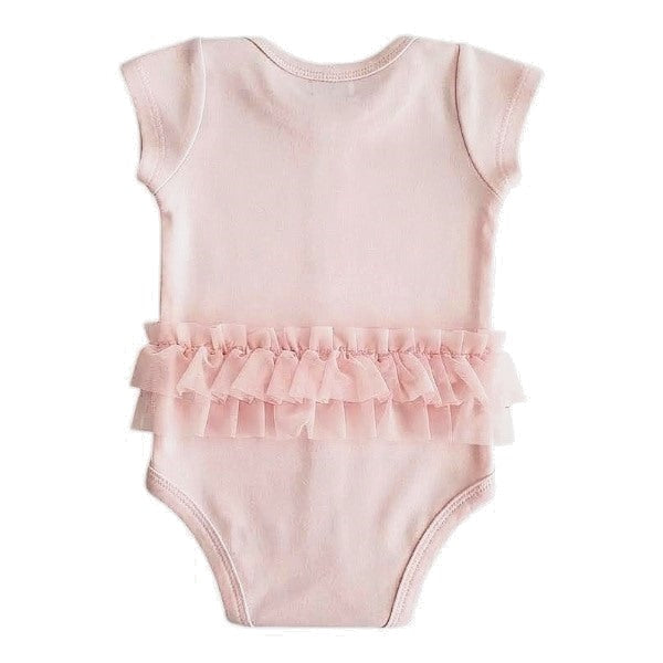 Body Manga Corta Algodón Rosa Marca Otra 0-3 M Estado Casi tiki