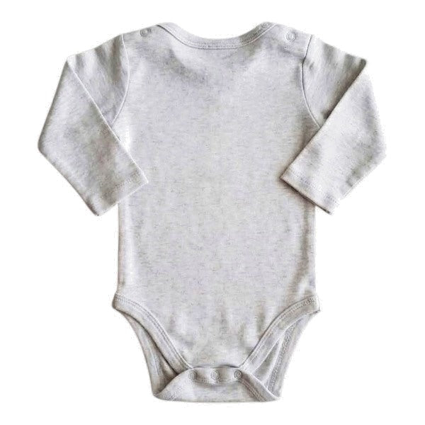 Body Manga Larga Algodón Gris Marca Carter's 0-3 M Estado Casi tiki