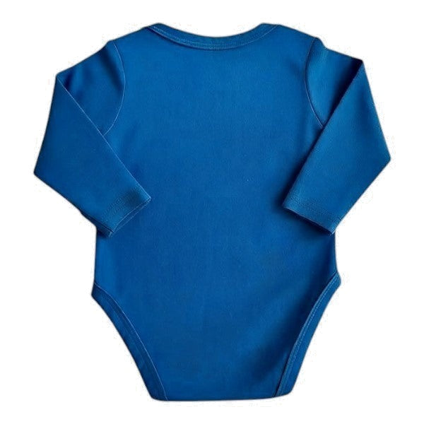 Body Manga Larga Algodón Azul Marca Infanti 3-6 M Estado Casi tiki