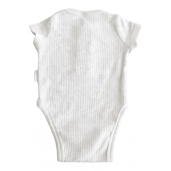 Body Manga Corta Algodón Gris Marca Colloky 0-3 M Estado Casi tiki