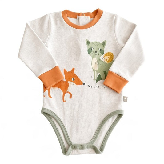 Body Manga Larga Algodón Multicolor Marca Pillin 6 M Estado Casi tiki