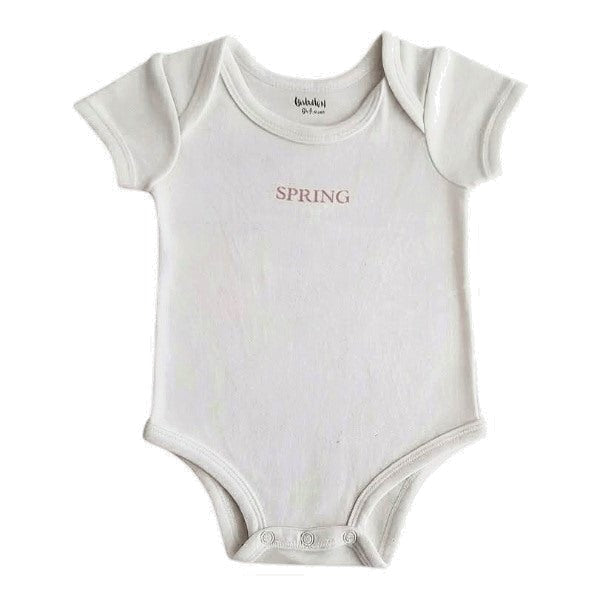 Body Manga Corta Algodón Blanco Marca Yamp! 0-3 M Estado Casi tiki