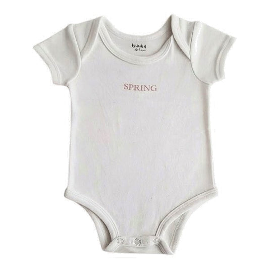 Body Manga Corta Algodón Blanco Marca Yamp! 0-3 M Estado Casi tiki