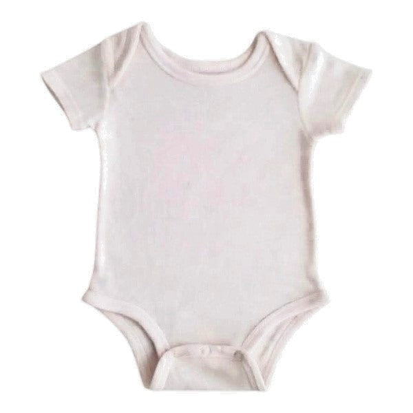 Body Manga Corta Algodón Rosa Marca Yamp! 0-3 M Estado Casi tiki