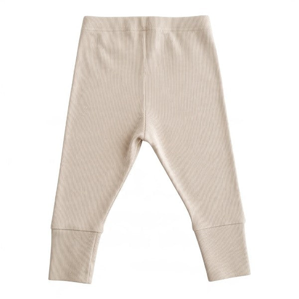 Calza Algodón Crema Marca Hym 0-3 M Estado Casi tiki