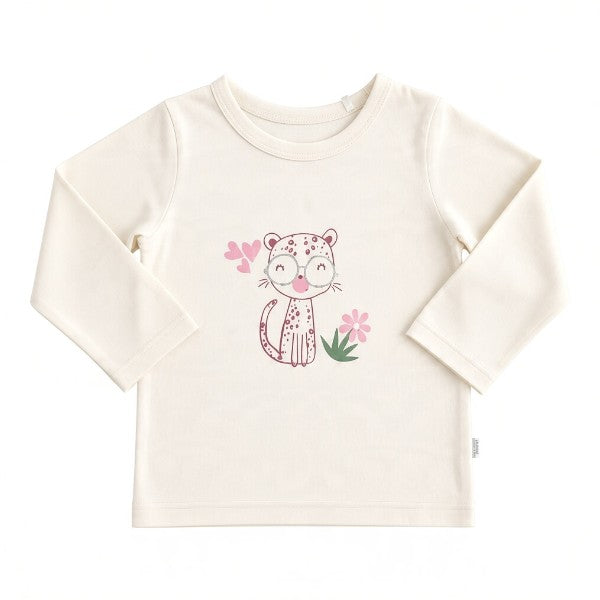Polera manga larga Algodón Crema Marca Otra 3-6 M Estado Casi tiki