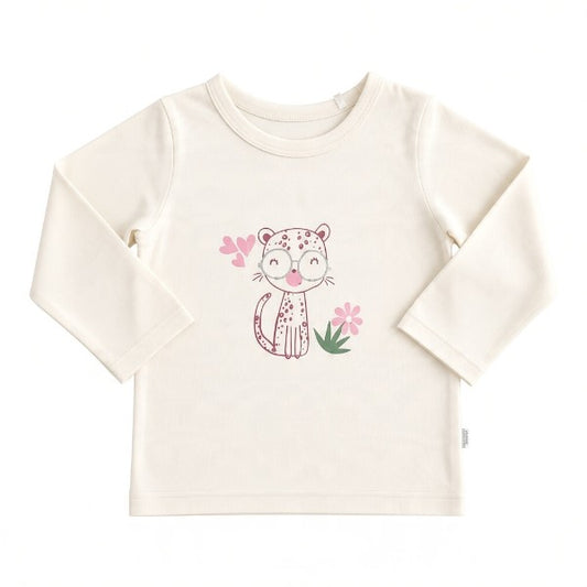 Polera manga larga Algodón Crema Marca Otra 3-6 M Estado Casi tiki