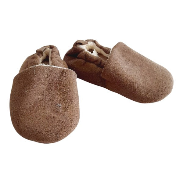 Zapatilla blanda Tela Café Marca Hym 21 Estado Casi tiki