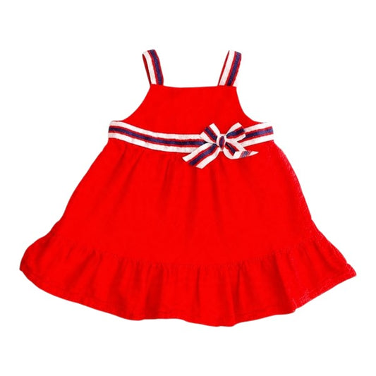 Vestido Cotelé Multicolor Marca Otra 12 M Estado Tiki taka