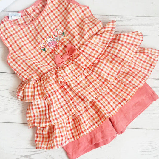 Vestido Vestido tela cuadrillé 18 meses Marca Genérica Estado Tiki taka