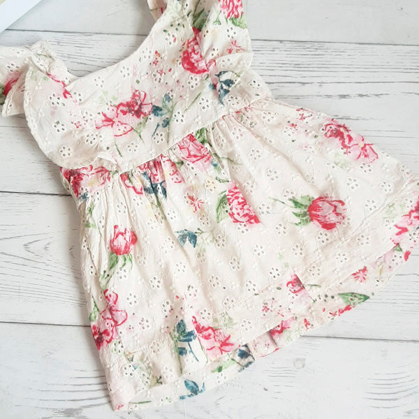 Vestido Vestido tela flores 6 meses Marca Yamp! Estado Tiki taka