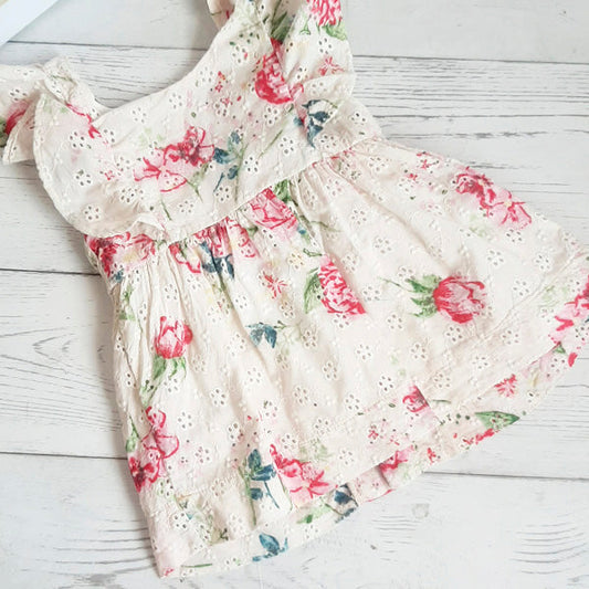 Vestido Vestido tela flores 6 meses Marca Yamp! Estado Tiki taka